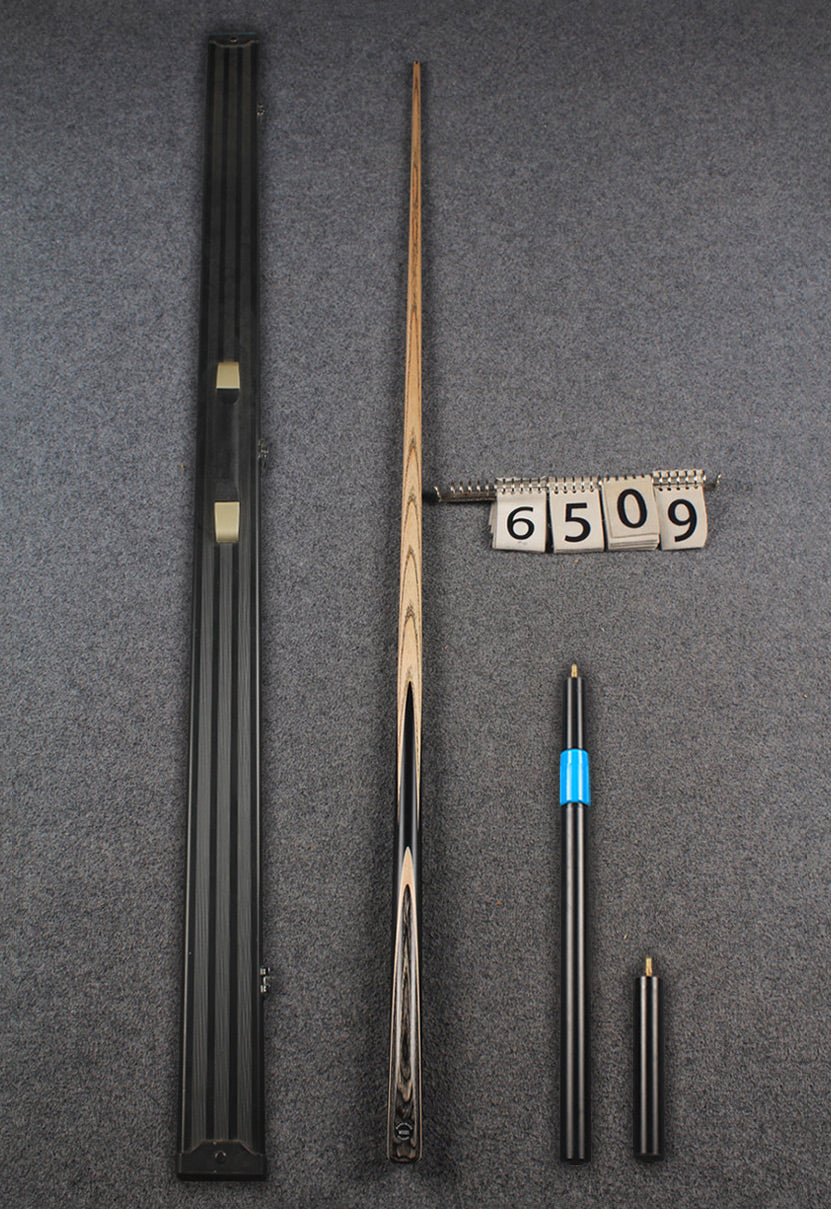 1 piece ash snooker cue # 6509 WOODS CUES
