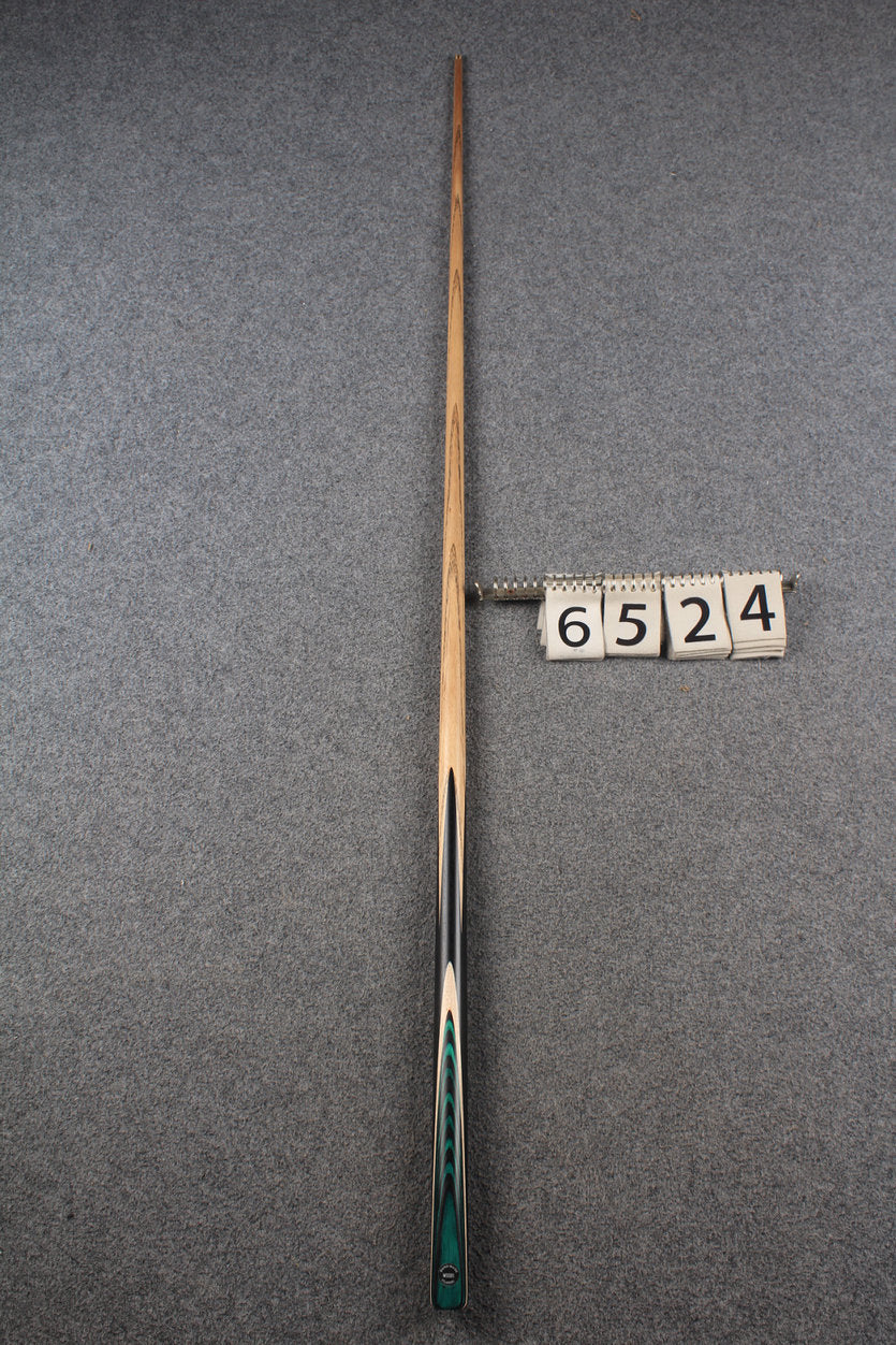 1 piece ash snooker cue # 6524 WOODS CUES