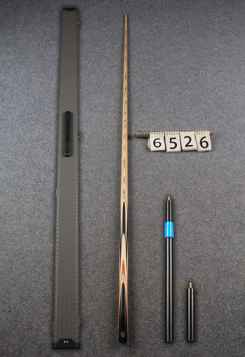 1 piece ash snooker cue # 6526 WOODS CUES