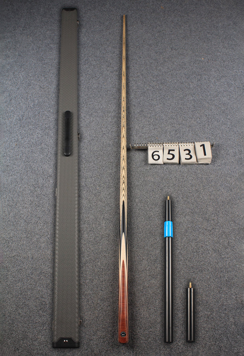 1 piece ash snooker cue # 6531 WOODS CUES