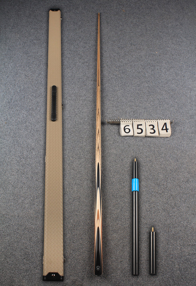 1 piece ash snooker cue # 6534 WOODS CUES