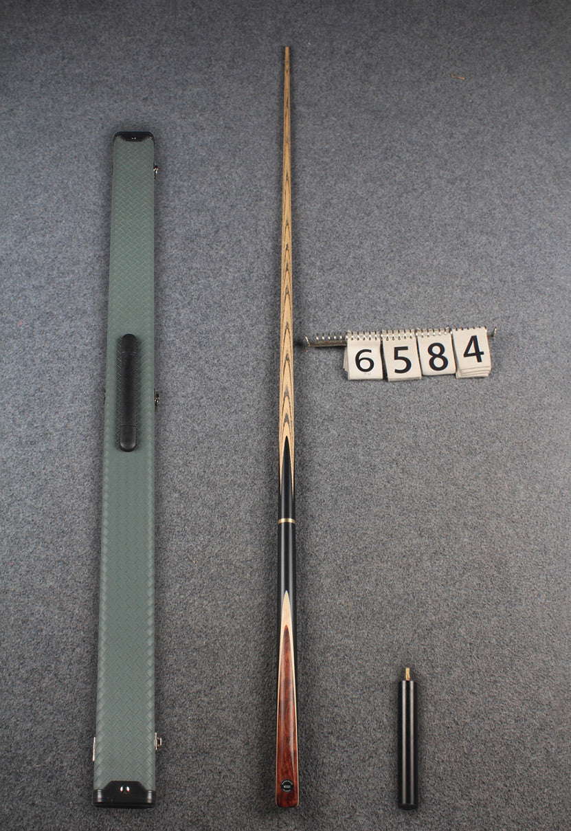 3/4 ash english pool cue # 6584 WOODS CUES