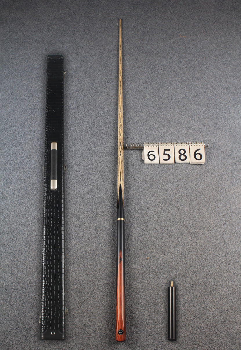 3/4 ash english pool cue # 6586 WOODS CUES