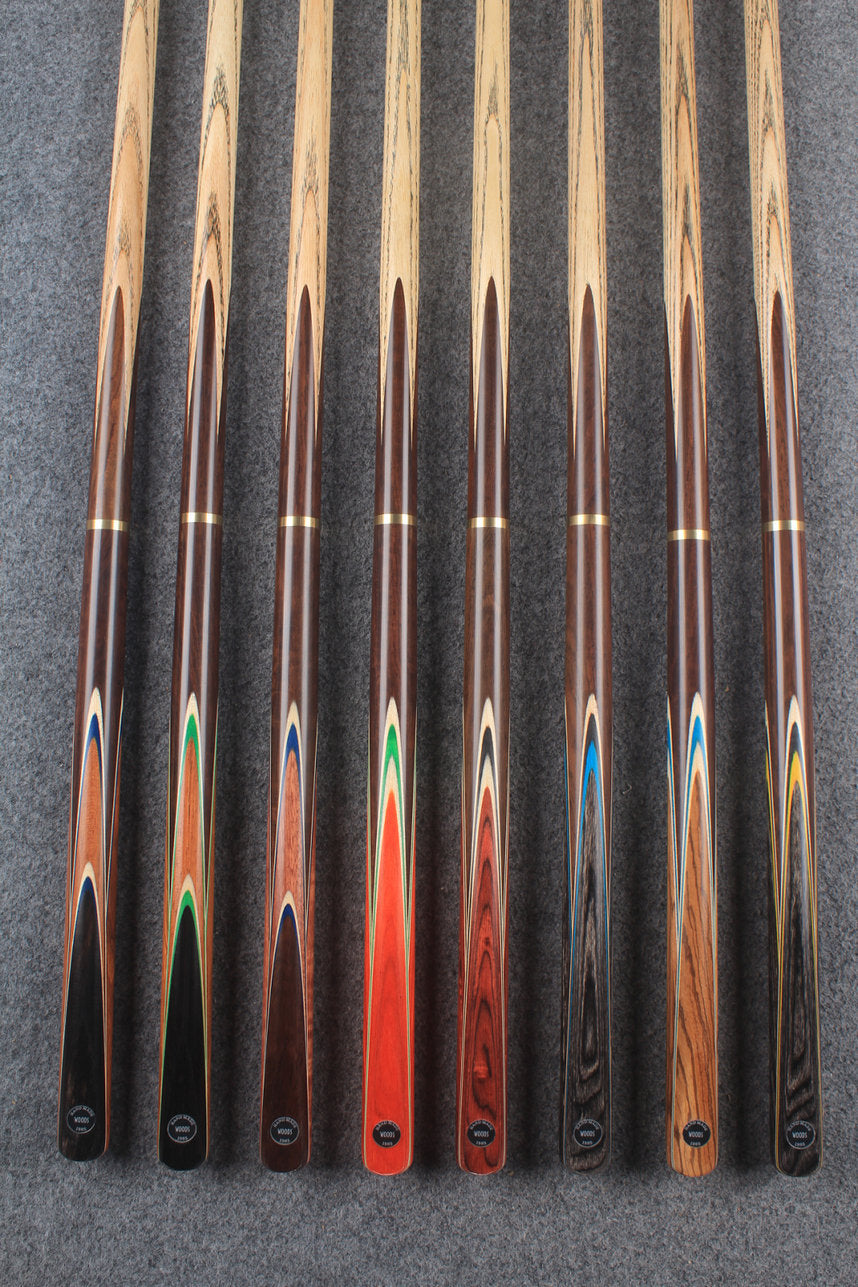 3/4 ash chinese 8 ball pool cue  #6603 - #6610 WOODS CUES
