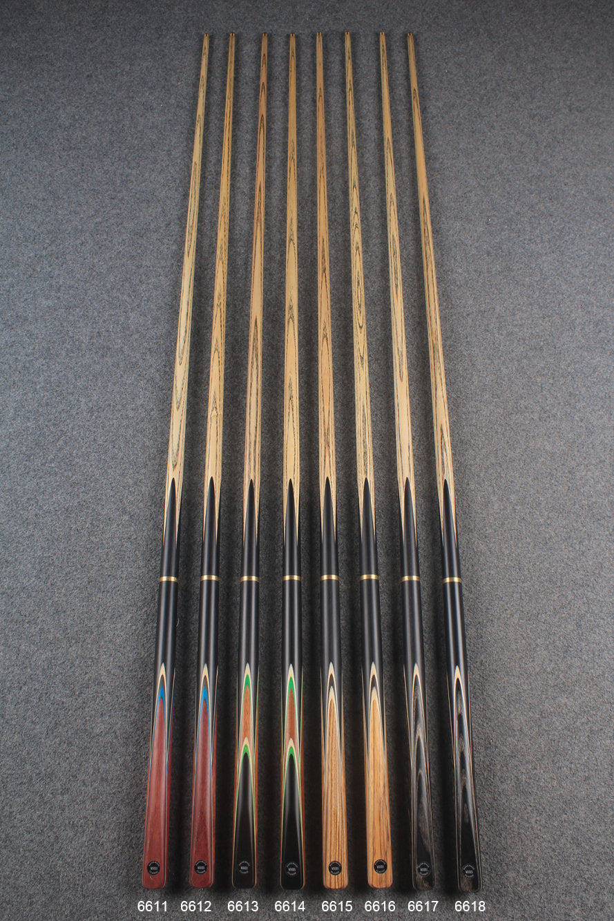 3/4 ash chinese 8 ball pool cue  #6611 - #6618 WOODS CUES