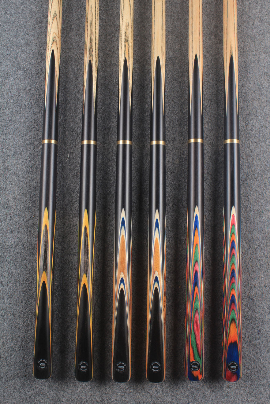 3/4 ash chinese 8 ball pool cue  #6619 - #6624 WOODS CUES