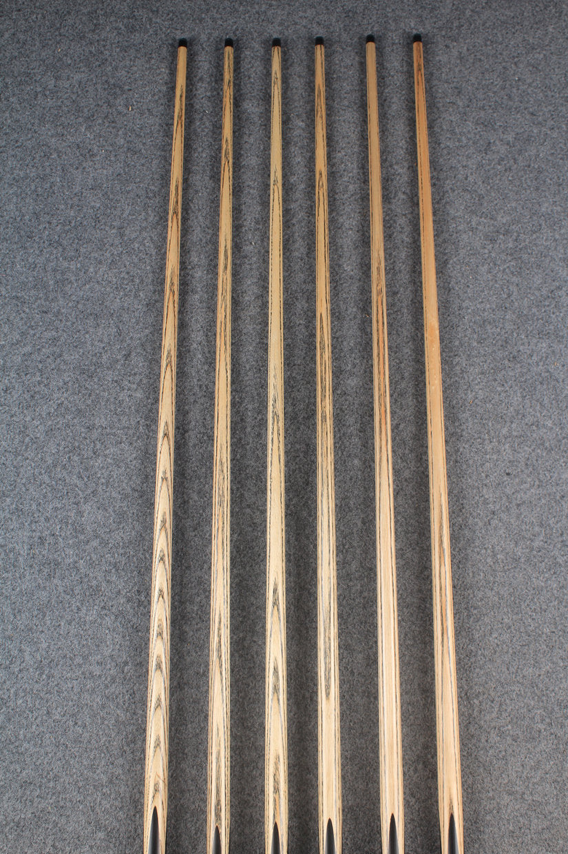 3/4 ash chinese 8 ball pool cue  #6619 - #6624 WOODS CUES