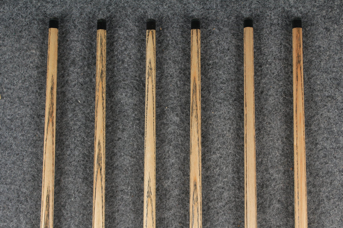 3/4 ash chinese 8 ball pool cue  #6619 - #6624 WOODS CUES