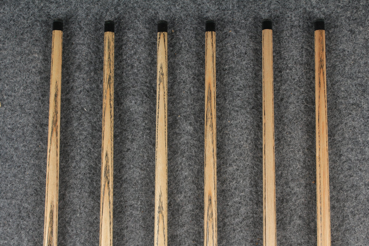 3/4 ash chinese 8 ball pool cue  #6619 - #6624 WOODS CUES