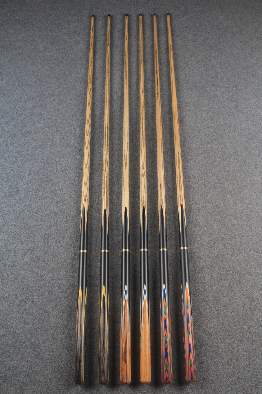 3/4 ash chinese 8 ball pool cue  #6619 - #6624 WOODS CUES