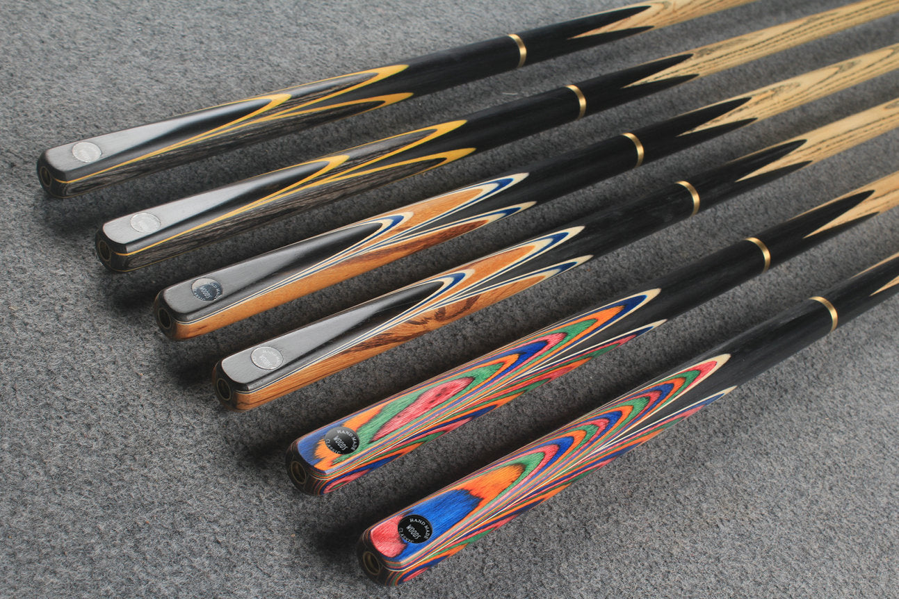 3/4 ash chinese 8 ball pool cue  #6619 - #6624 WOODS CUES