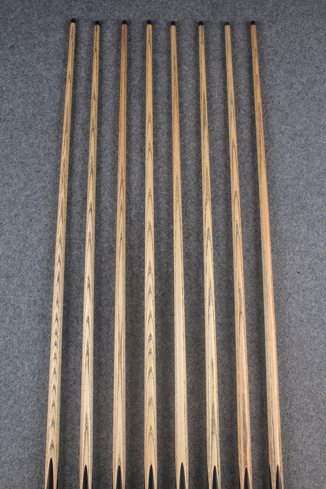 3/4 ash chinese 8 ball pool cue  #6625 - #6632 WOODS CUES