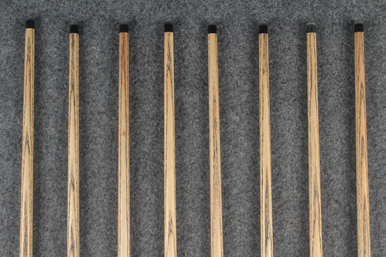 3/4 ash chinese 8 ball pool cue  #6625 - #6632 WOODS CUES