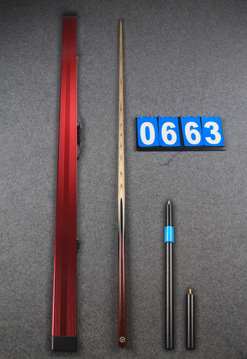 ★★★ 1 piece ash 59'' snooker cue # 663
