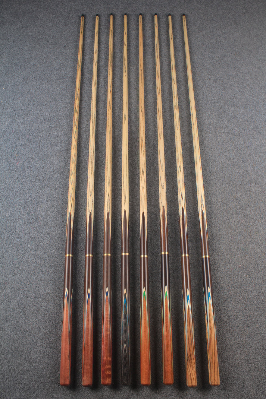 3/4 ash chinese 8 ball pool cue  #6633 - #6640 WOODS CUES