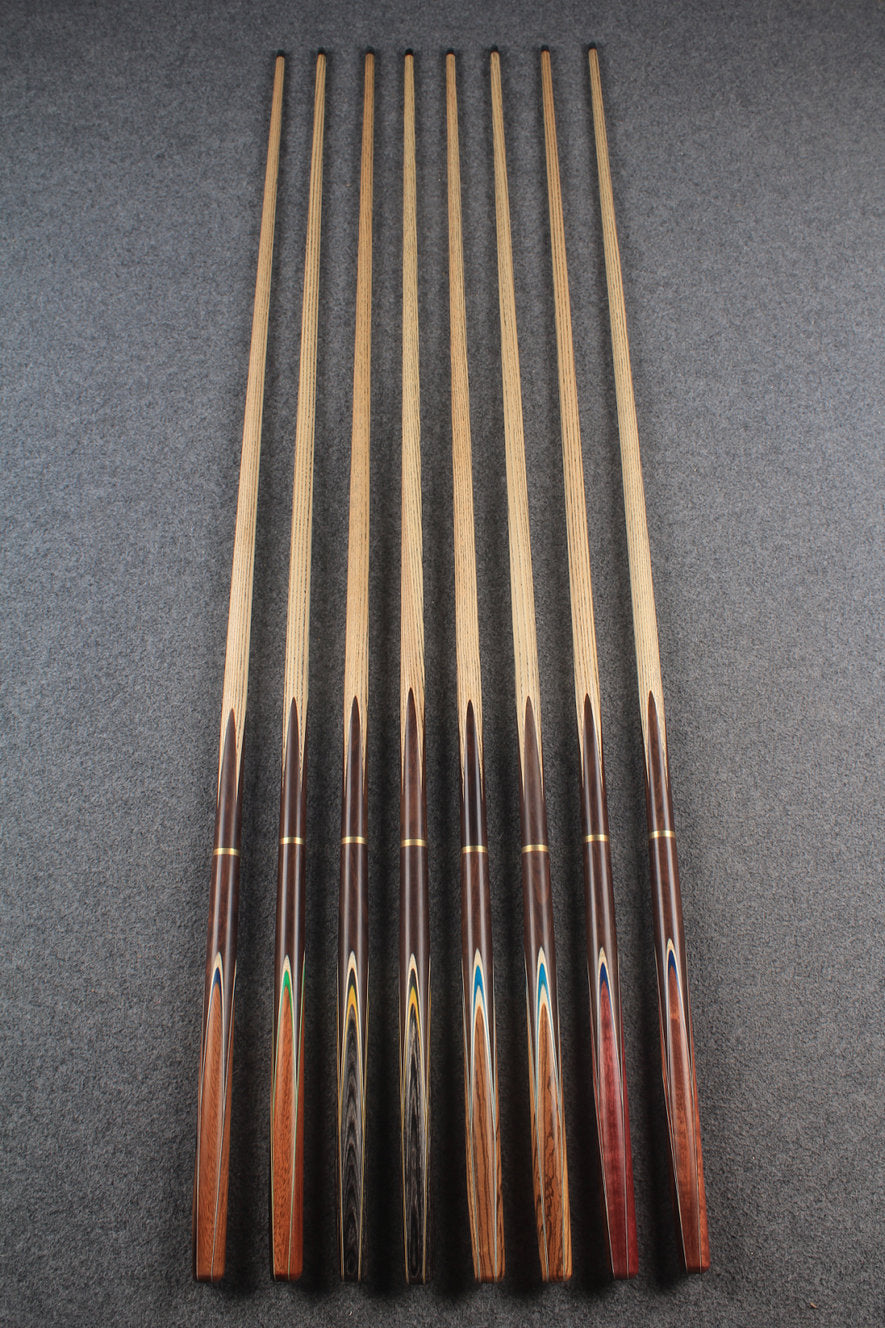 3/4 ash chinese 8 ball pool cue  #6648 - #6655 WOODS CUES