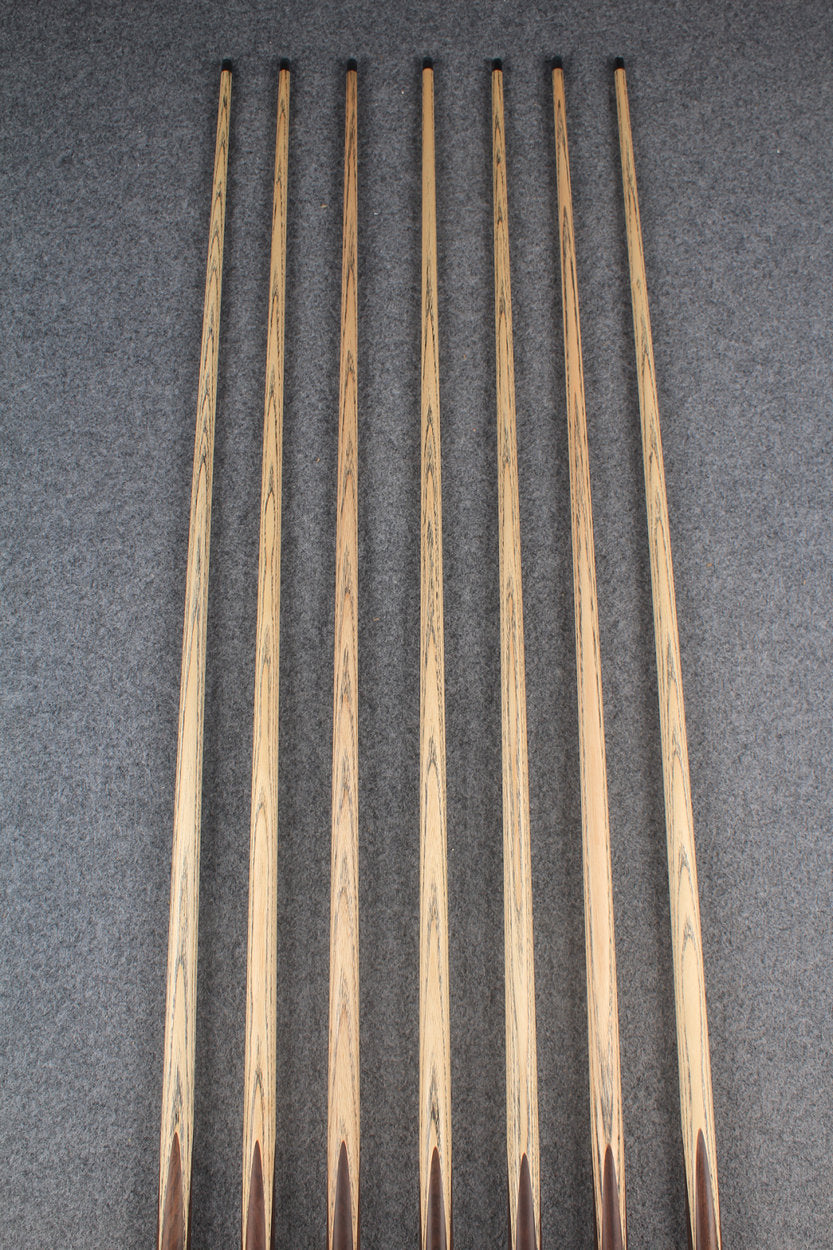3/4 ash chinese 8 ball pool cue  #6663 - #6669 WOODS CUES