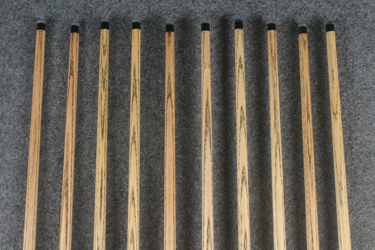 3/4 ash chinese 8 ball pool cue  #6671 - #6680 WOODS CUES