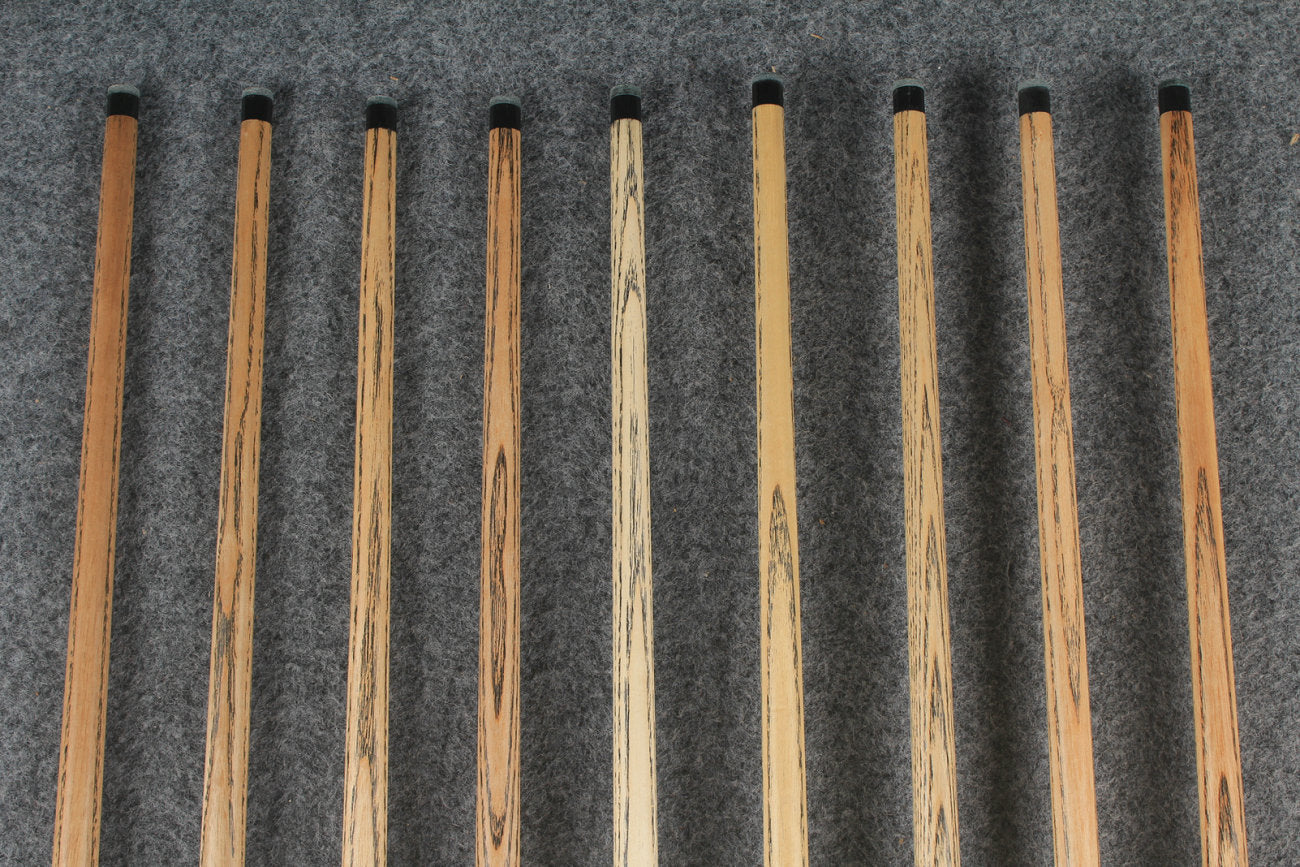 3/4 ash chinese 8 ball pool cue  #6681 - #6689 WOODS CUES