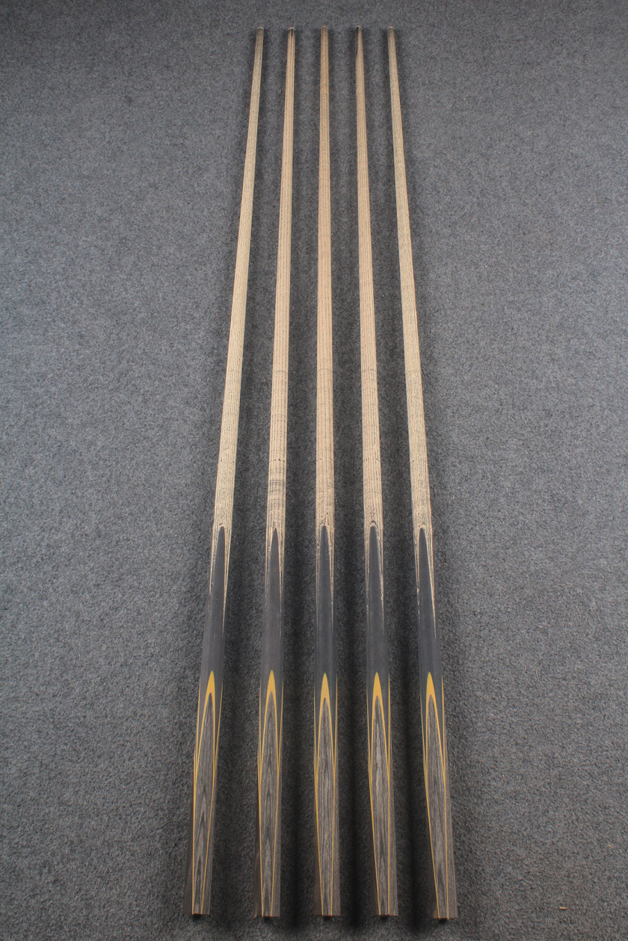 custom-made:  woods 1 piece handmade ASH snooker / pool cue #67-#71 - made to order