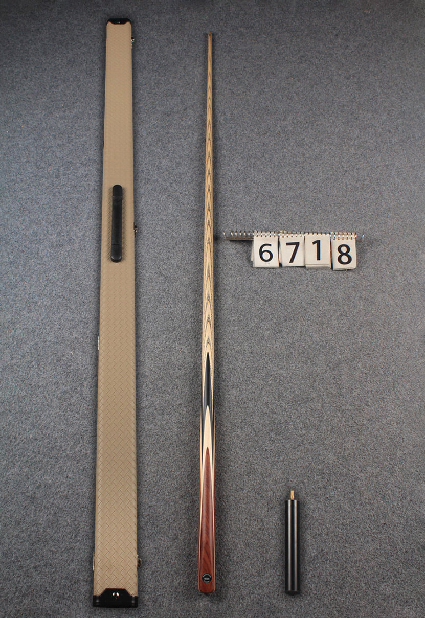 1 piece ash english pool cue # 6718 WOODS CUES