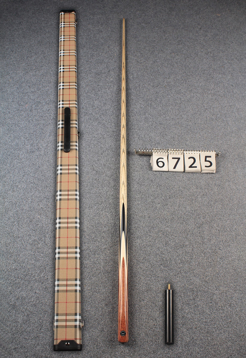 1 piece ash english pool cue # 6725