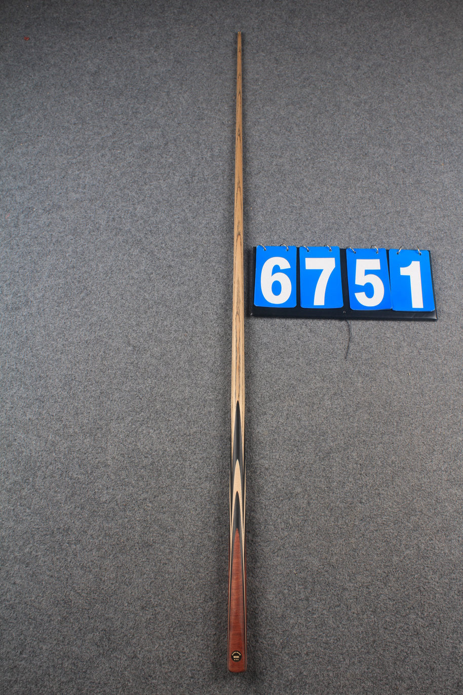 ★★★  1 piece ash english pool cue # 6751