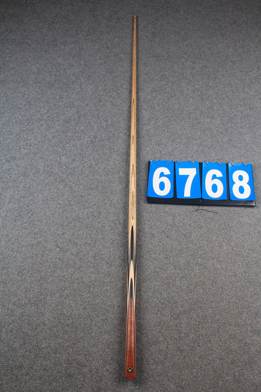 ★★★  1 piece ash snooker cue # 6768 WOODS CUES