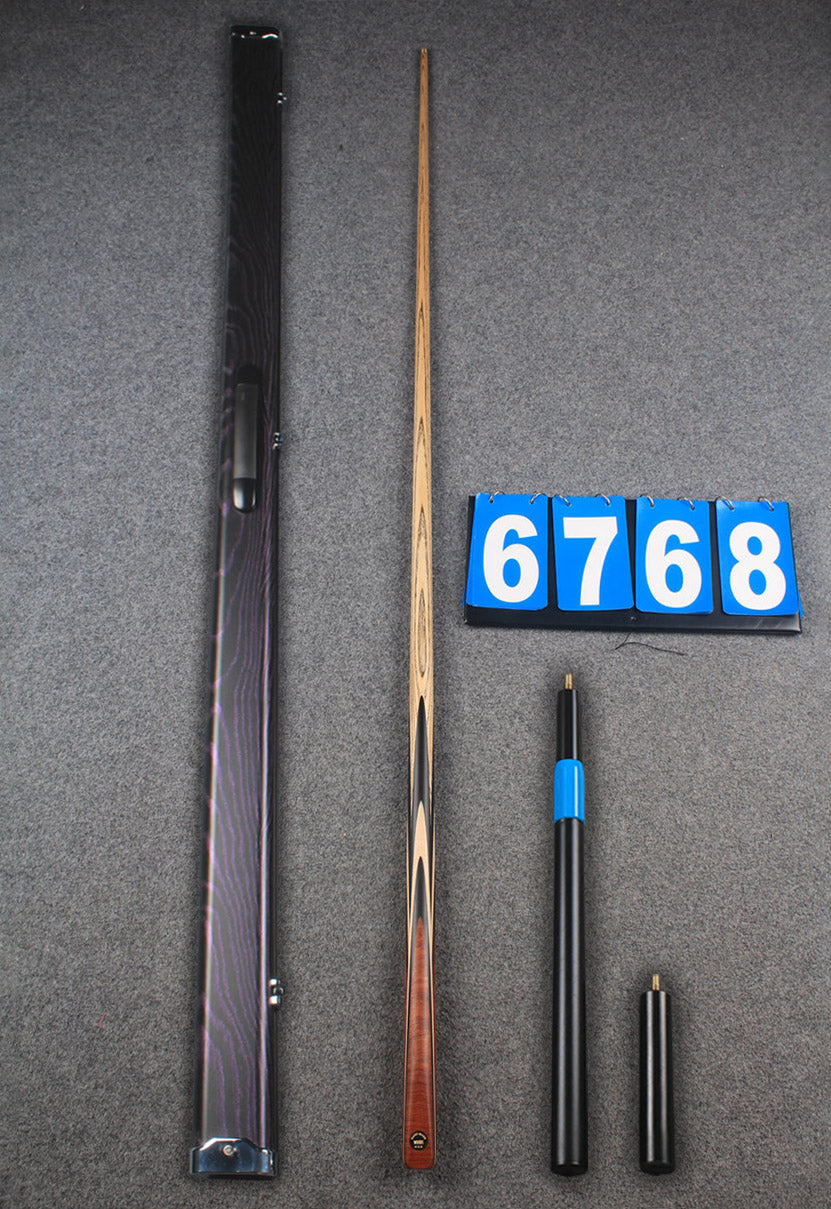 ★★★  1 piece ash snooker cue # 6768 WOODS CUES