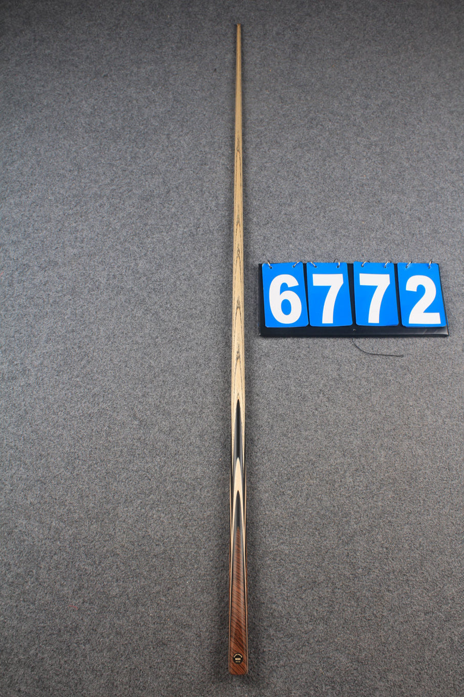 ★★★  1 piece ash snooker cue # 6772 WOODS CUES