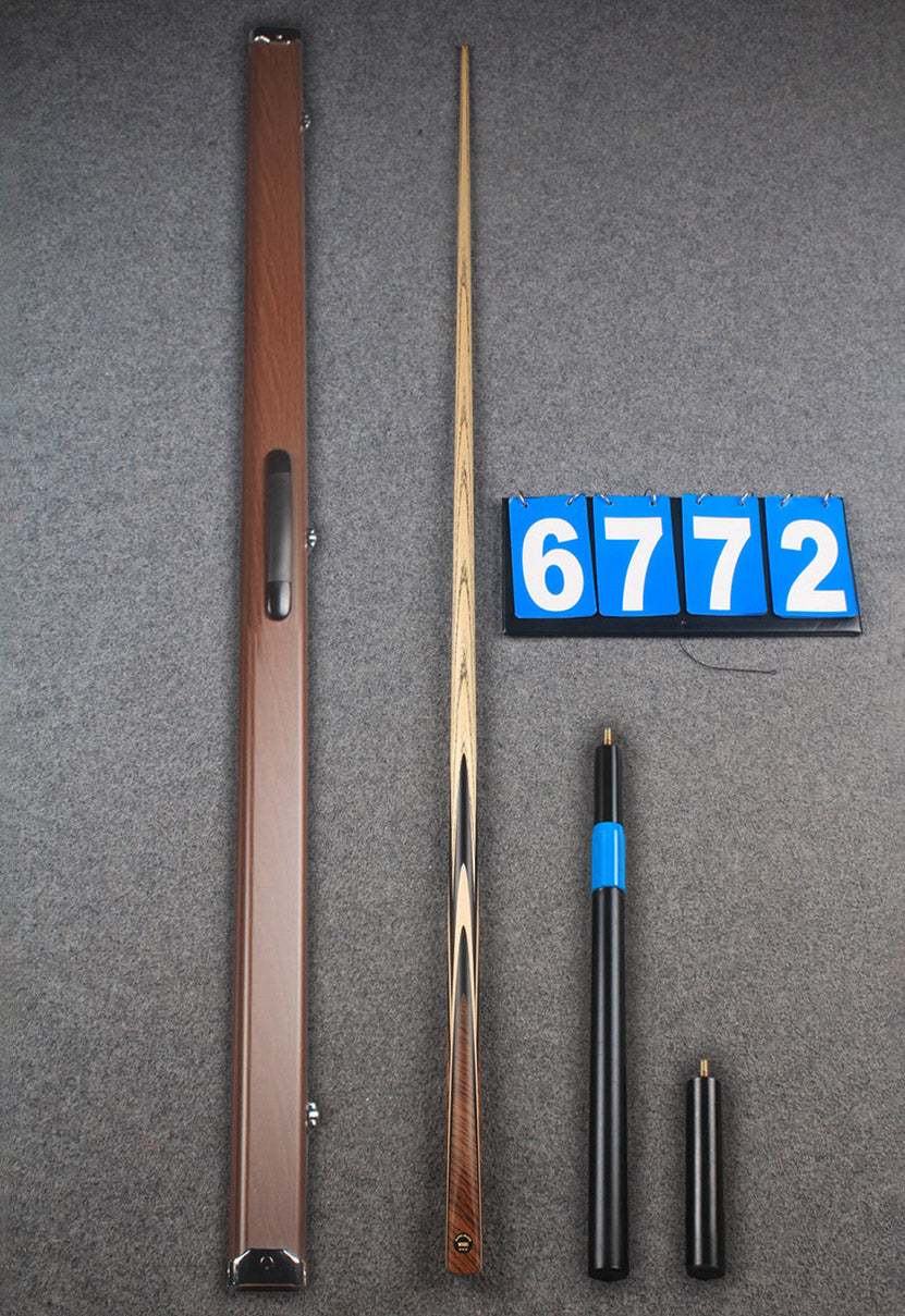 ★★★  1 piece ash snooker cue # 6772 WOODS CUES