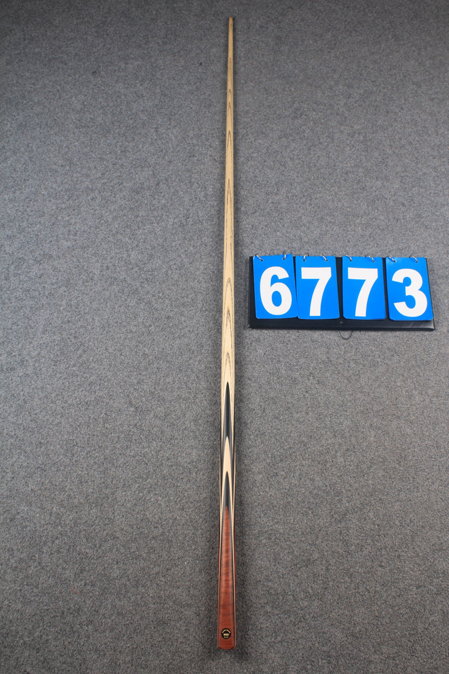 ★★★  1 piece ash snooker cue # 6773 WOODS CUES