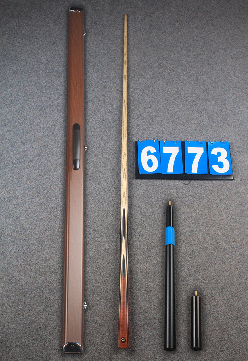 ★★★  1 piece ash snooker cue # 6773 WOODS CUES