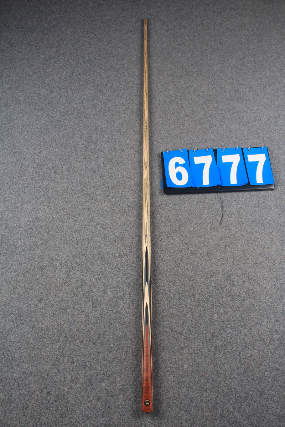 ★★★  1 piece ash snooker cue # 6777 WOODS CUES