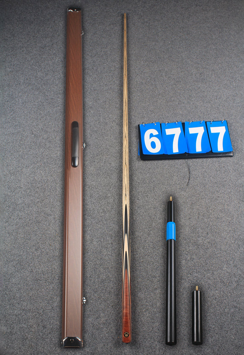 ★★★  1 piece ash snooker cue # 6777 WOODS CUES
