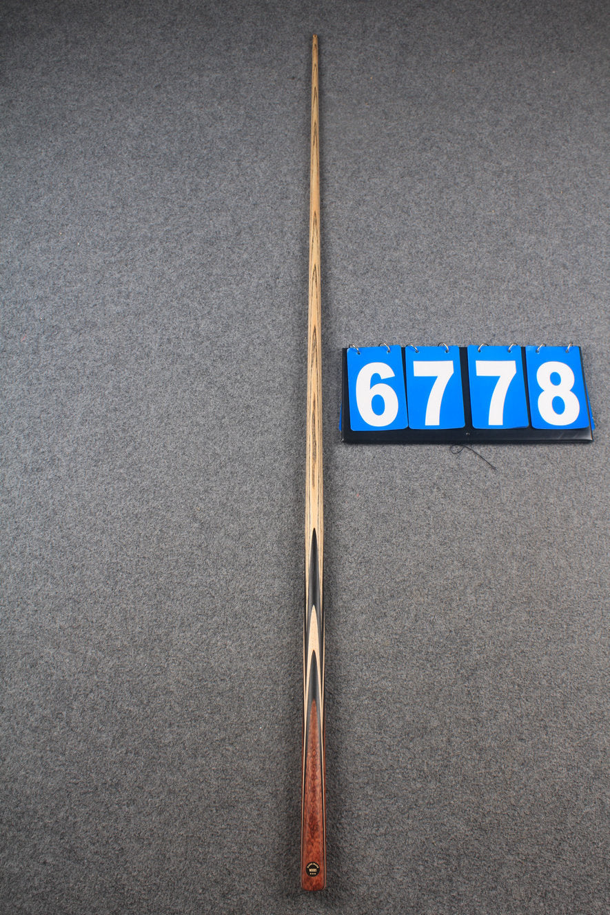 ★★★  1 piece ash snooker cue # 6778 WOODS CUES