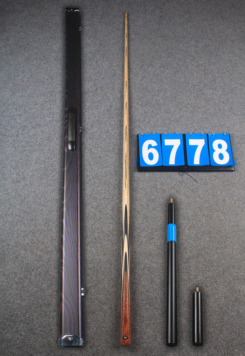★★★  1 piece ash snooker cue # 6778 WOODS CUES