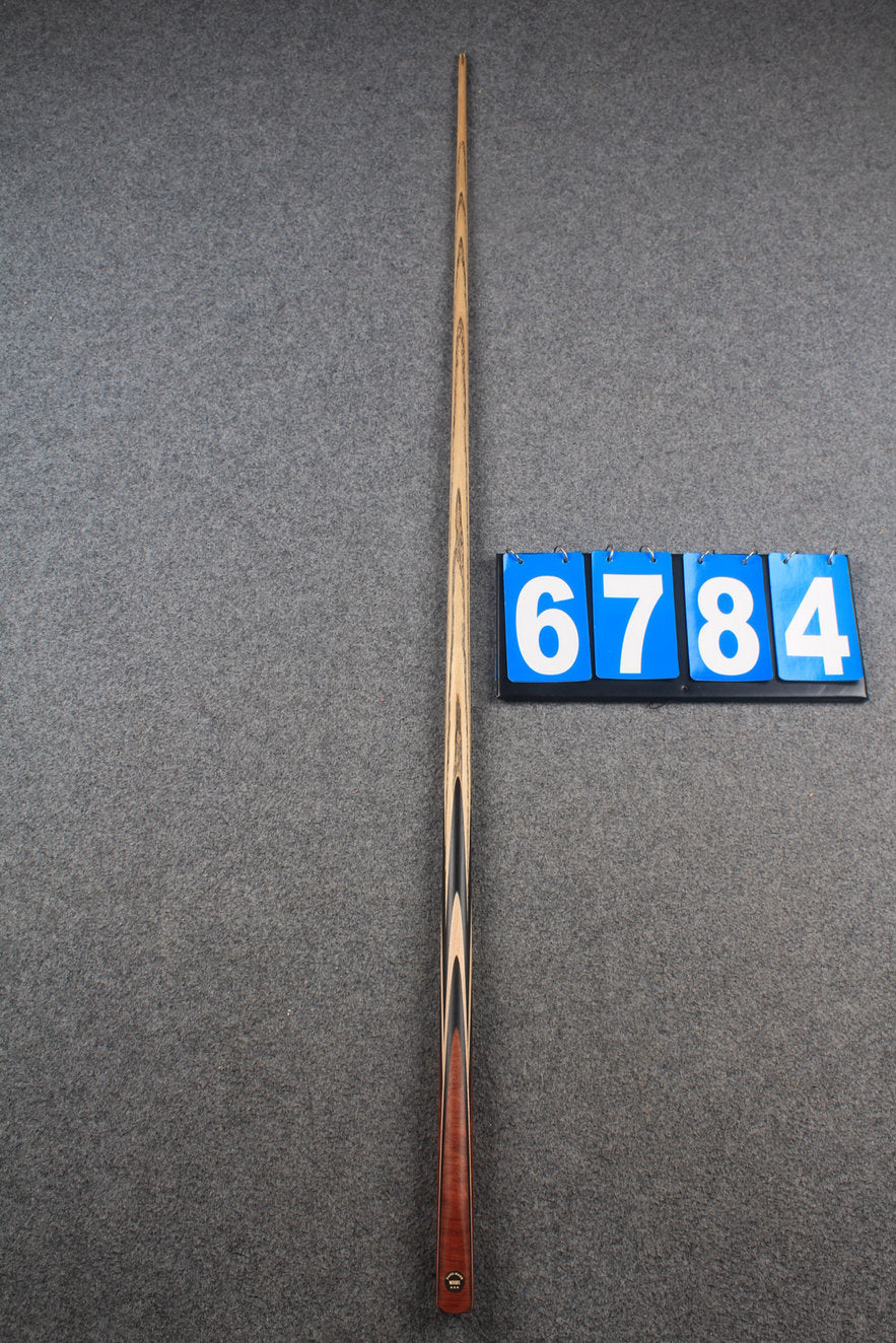 ★★★  1 piece ash snooker cue # 6784 WOODS CUES