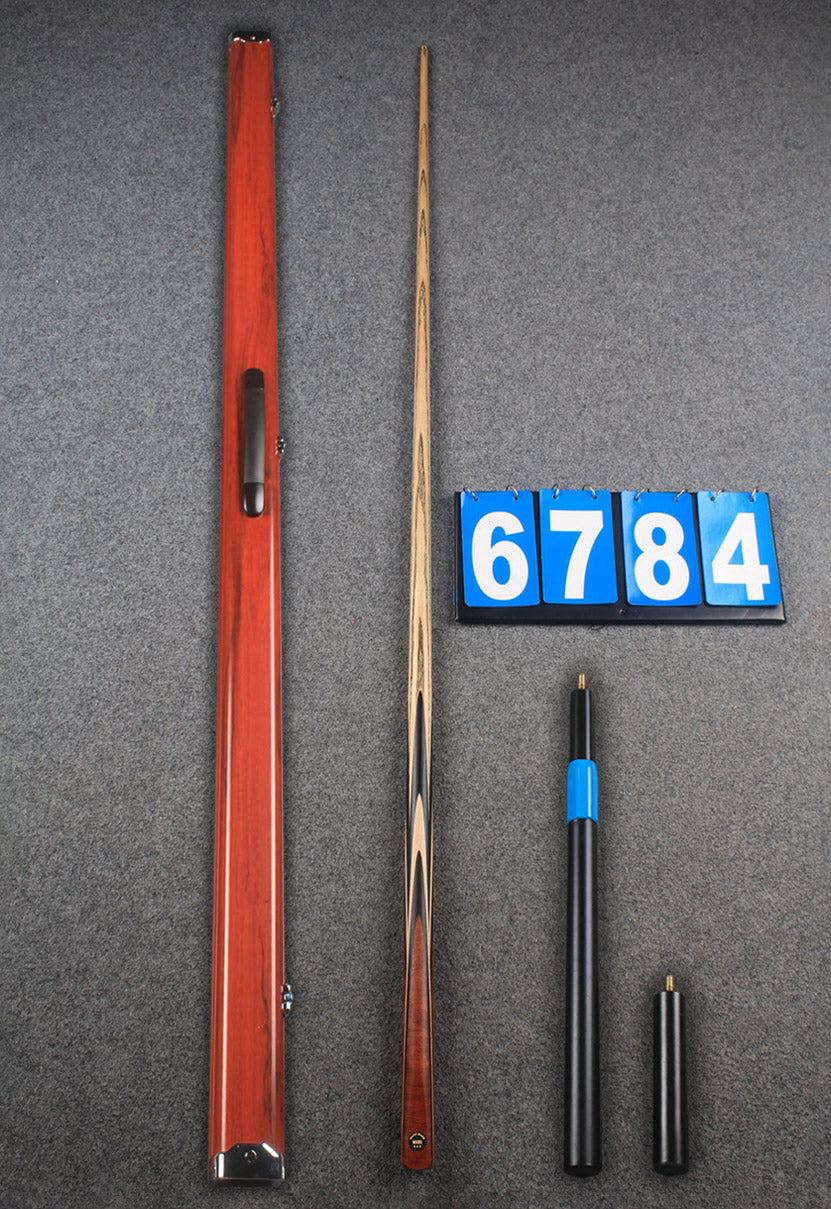 ★★★  1 piece ash snooker cue # 6784 WOODS CUES