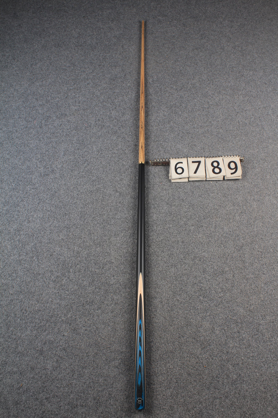 1/2 ash english pool cue # 6789 WOODS CUES