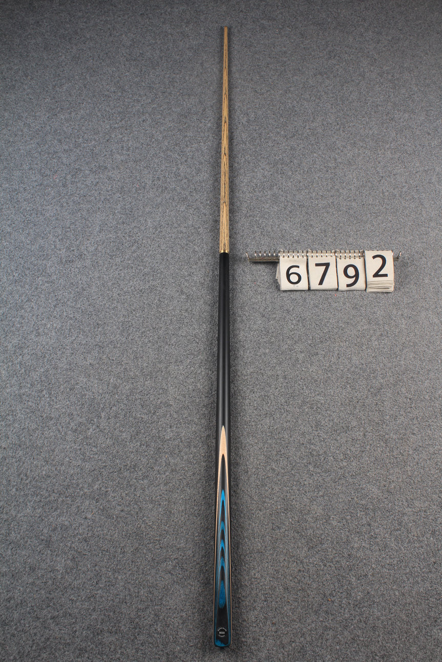 1/2 ash english pool cue # 6792 WOODS CUES