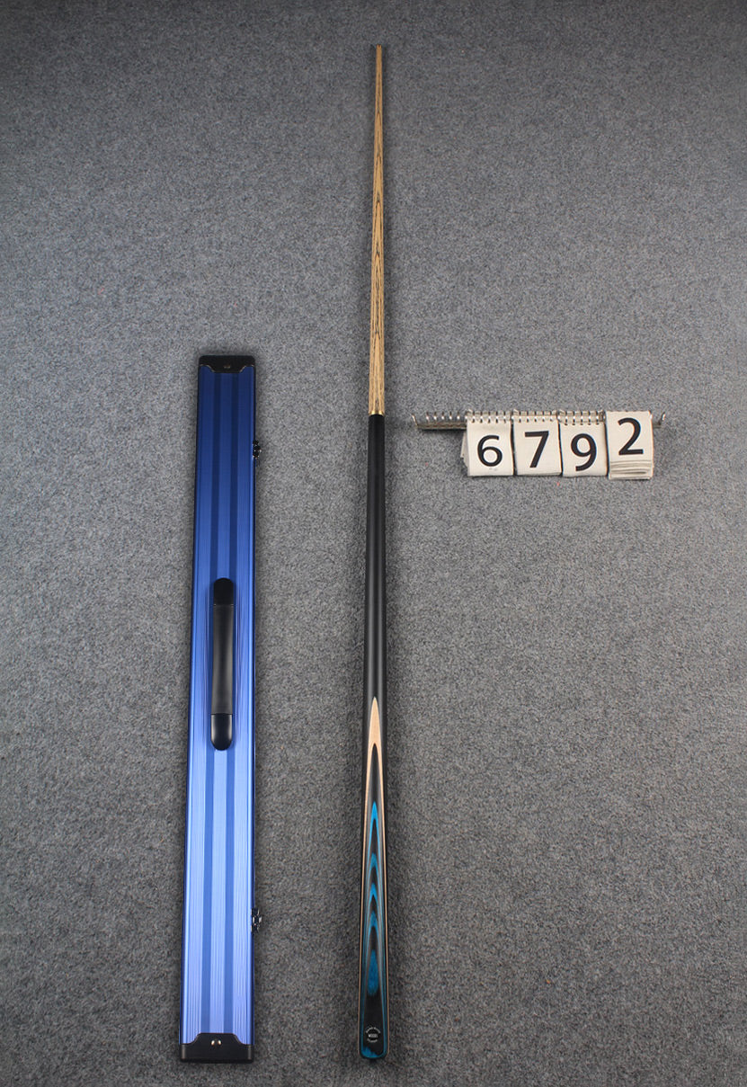 1/2 ash english pool cue # 6792 WOODS CUES