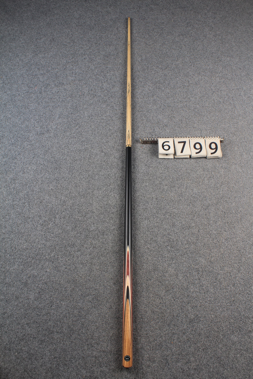 1/2 ash snooker cue # 6799 WOODS CUES