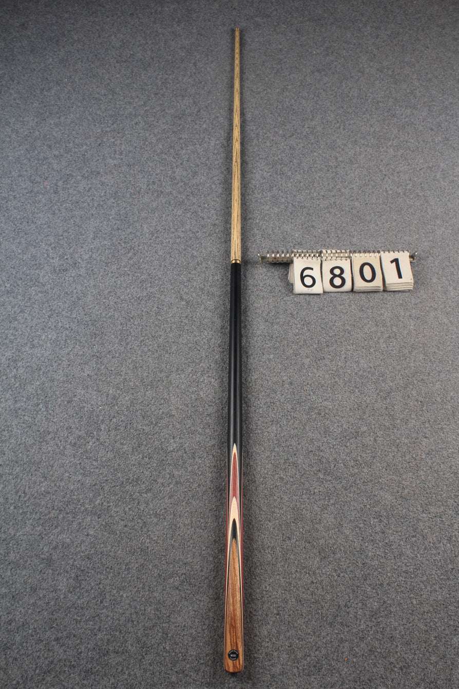 1/2 ash snooker cue # 6801 WOODS CUES