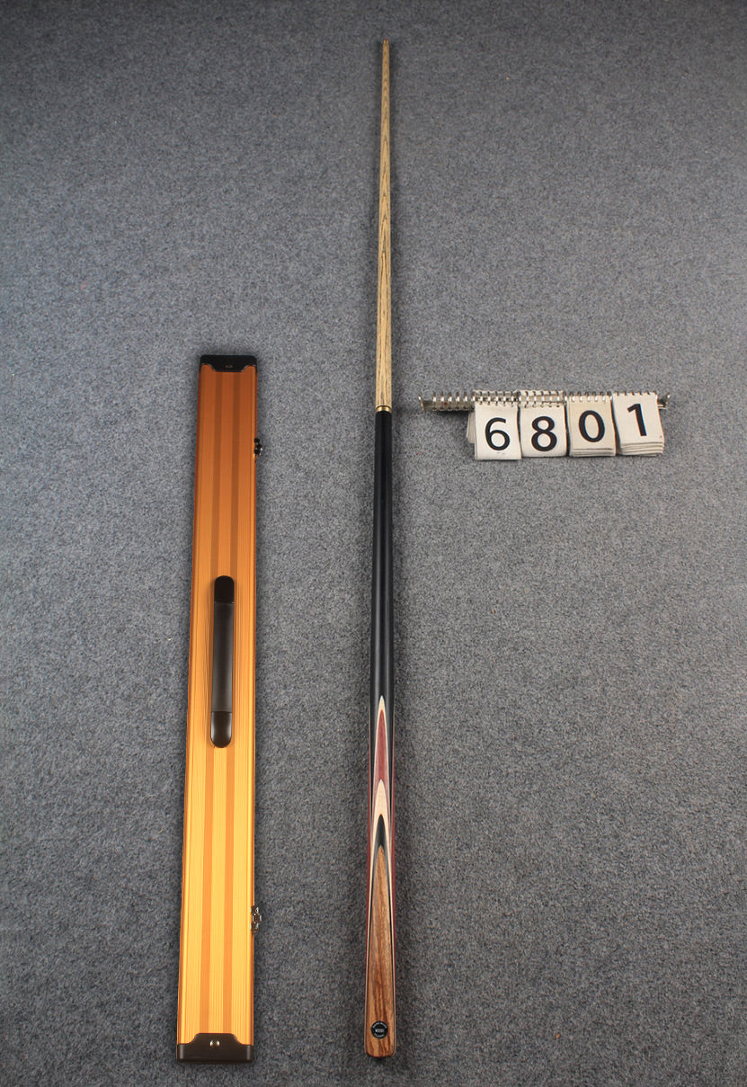 1/2 ash snooker cue # 6801 WOODS CUES