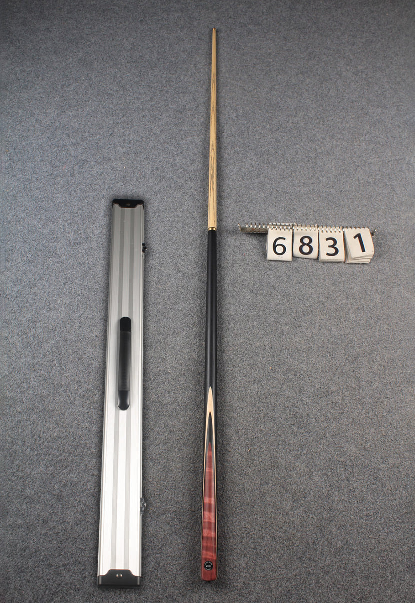 1/2 ash snooker cue # 6831 WOODS CUES