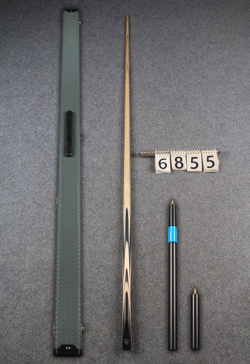 1 piece ash snooker cue # 6855 WOODS CUES
