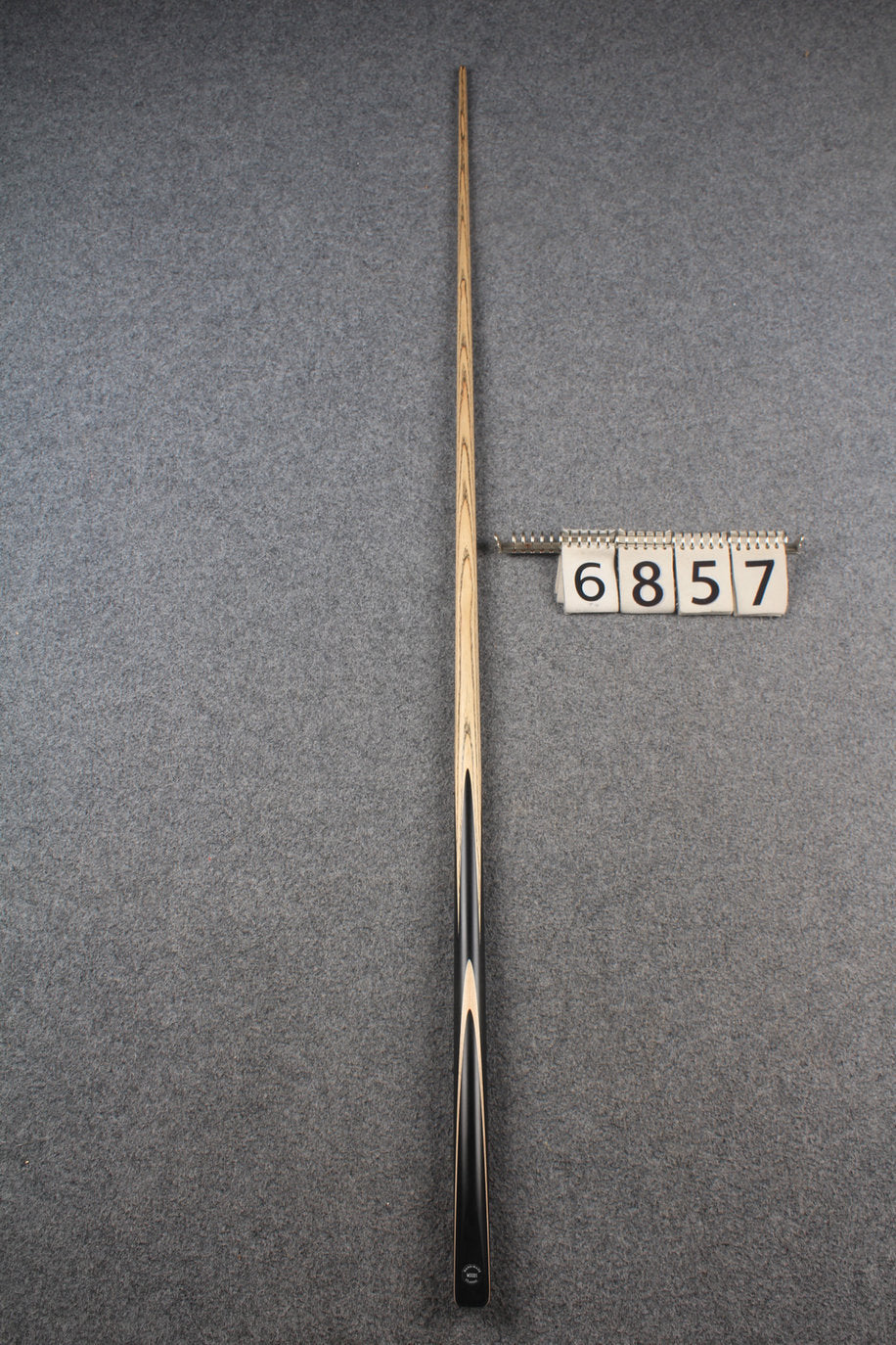 1 piece ash snooker cue # 6857 WOODS CUES