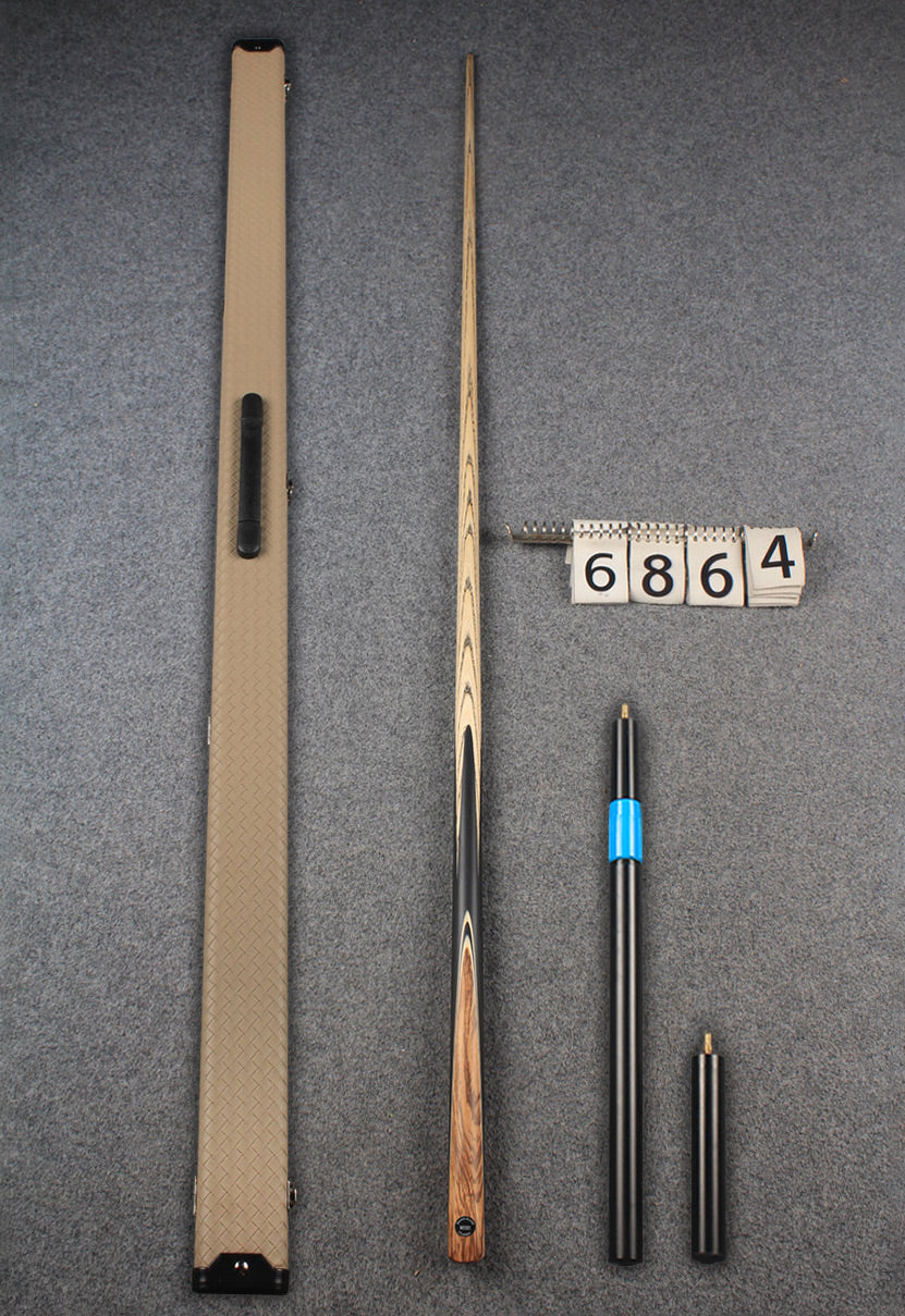 1 piece ash snooker cue # 6864 WOODS CUES