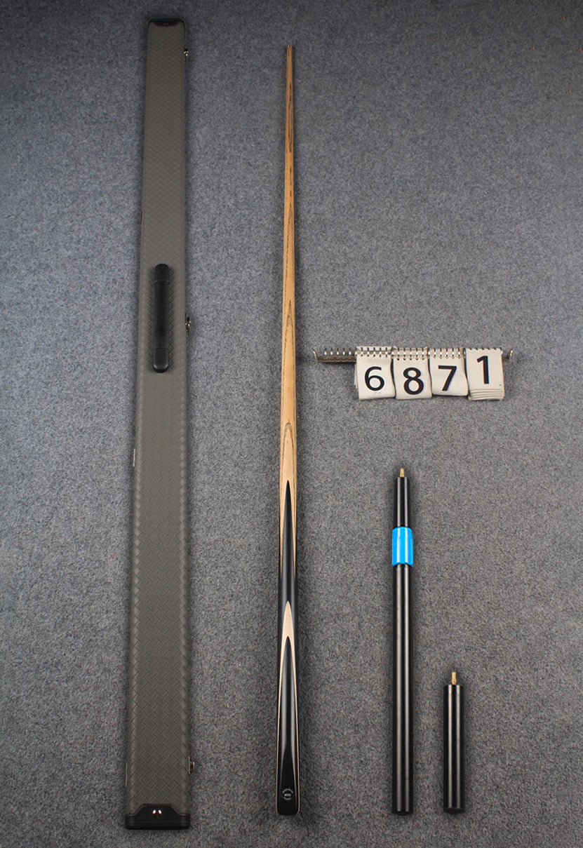 1 piece ash snooker cue # 6871 WOODS CUES